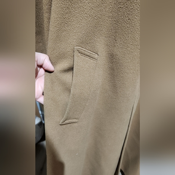 Tessuto Italian Cashmere Blend unisex Vintage Coat - Picture 5 of 10